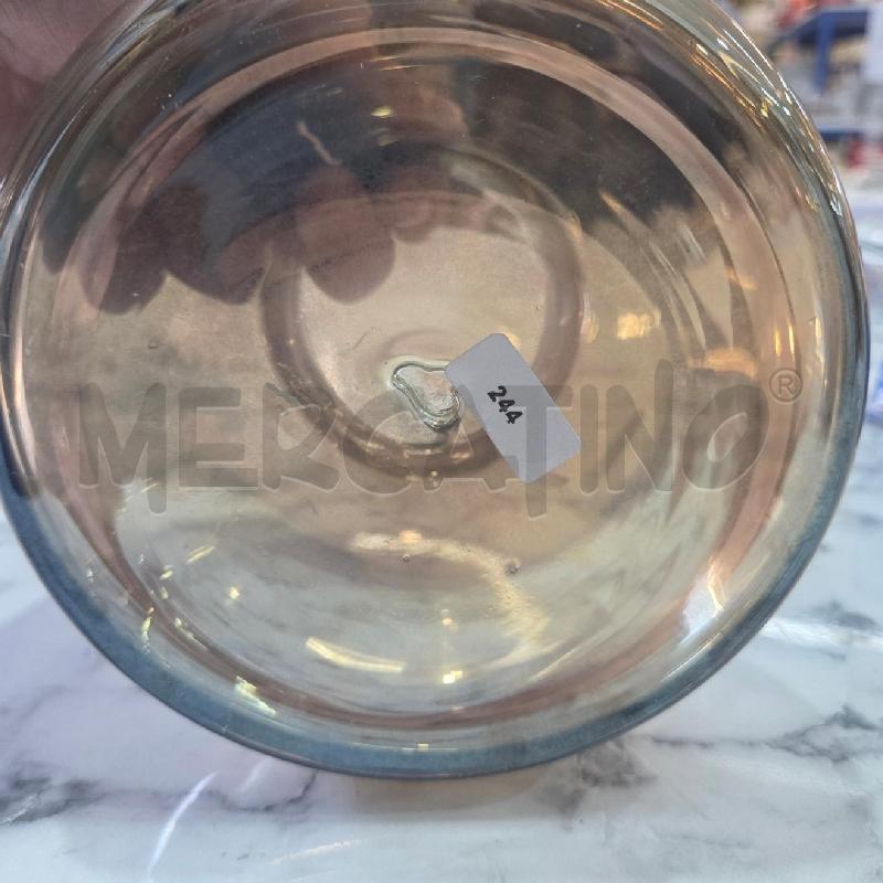 VASO VETRO MARRONE BASSO LEONARDO | Mercatino dell'Usato Benevento 2