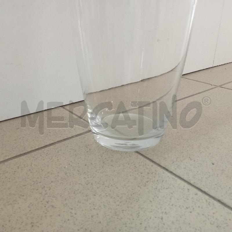VASO VETRO ROSA ARGENTATA | Mercatino dell'Usato Benevento 4
