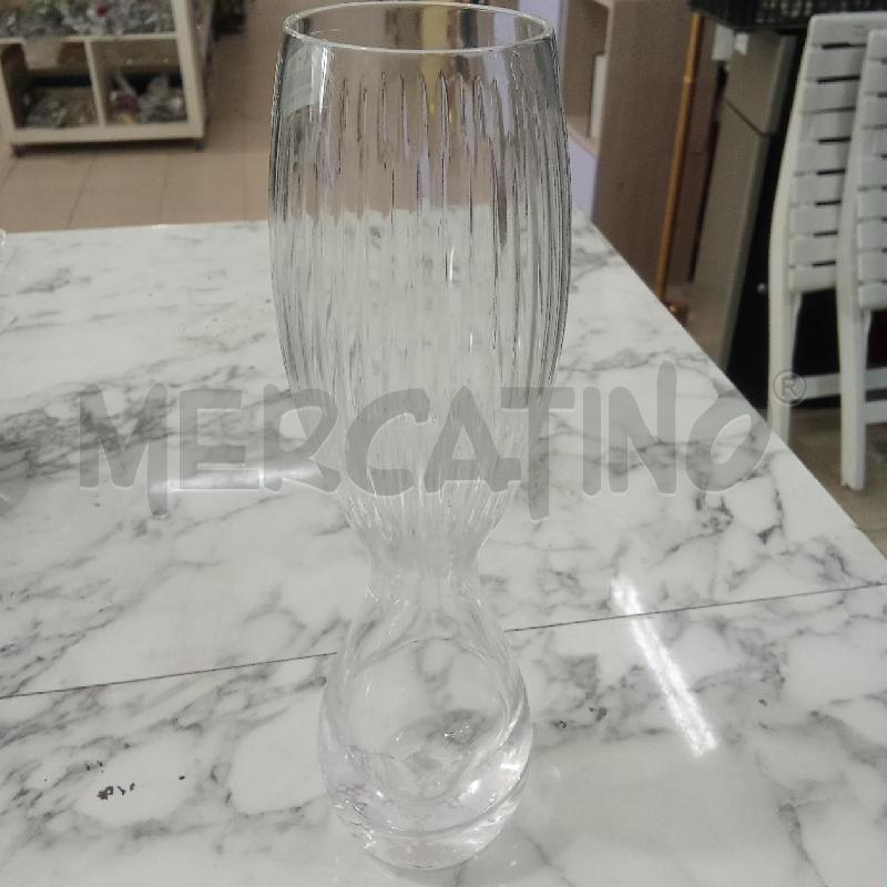 VASO VETRO ROSENTHAL STUDIO LINE RIGHE  | Mercatino dell'Usato Benevento 1