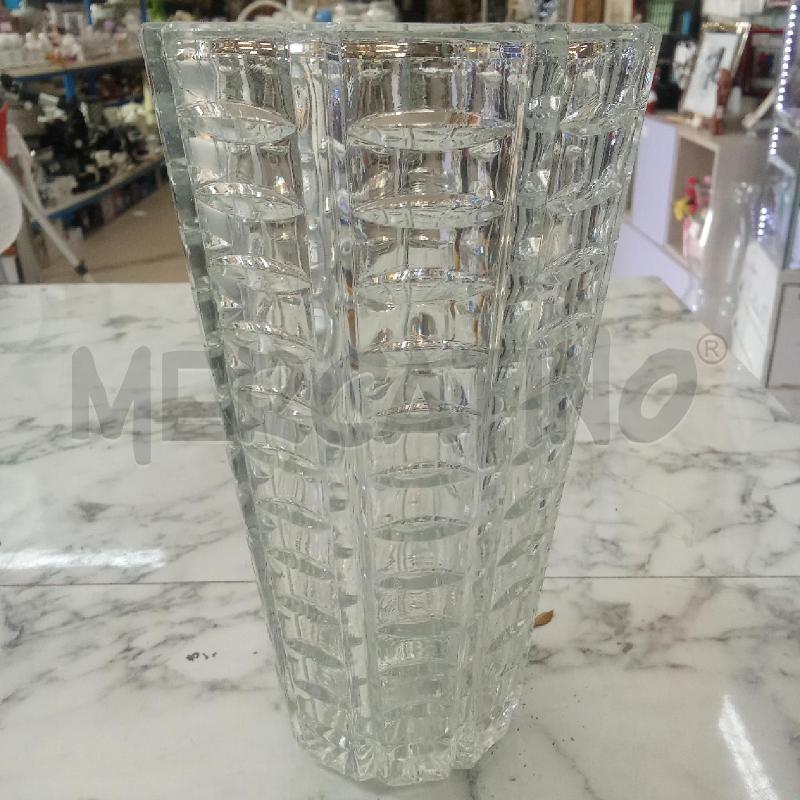 VASO VETRO SUQDRATO FESSURE | Mercatino dell'Usato Benevento 2