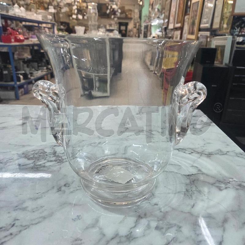 VASO VETRO TRASPARENTE MANICI  | Mercatino dell'Usato Benevento 1