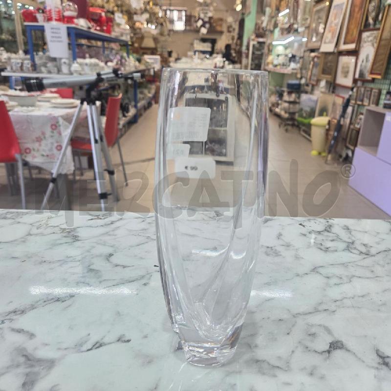 VASO VETRO TRASPARENTE ROSENTHAL BASE DOPPIA | Mercatino dell'Usato Benevento 1