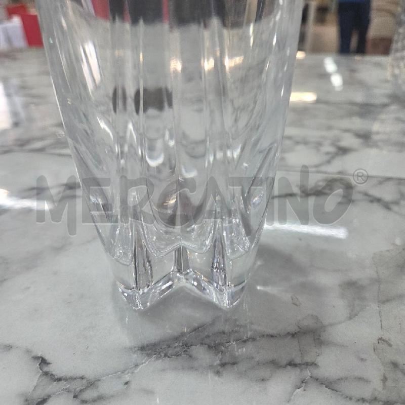 VASO VETRO TRASPARENTE ROSENTHAL BASE DOPPIA | Mercatino dell'Usato Benevento 4