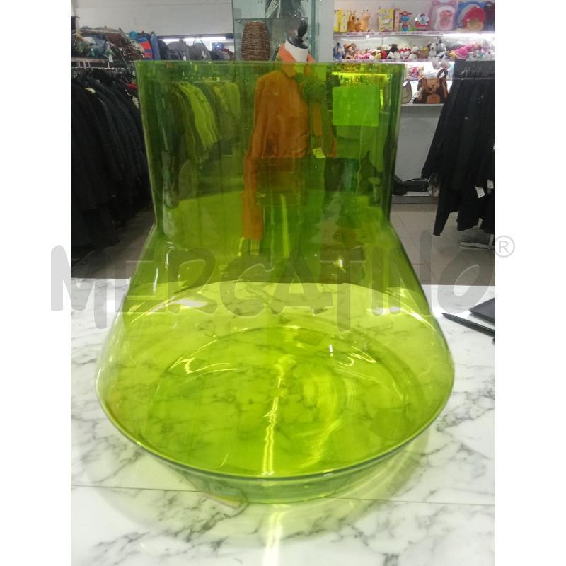 VASO VETRO VERDE  | Mercatino dell'Usato Benevento 1