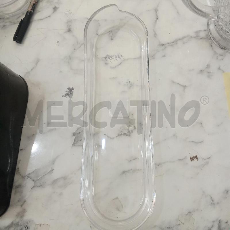 VASSOIETTO VETRO RETTANGOLO ONDULATO VILLEROY BOCH 23X13  | Mercatino dell'Usato Benevento 1