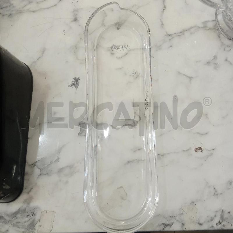 VASSOIETTO VETRO VILLEROY BOCH RETTANGOLO ARROTONDATO 23X13 | Mercatino dell'Usato Benevento 1