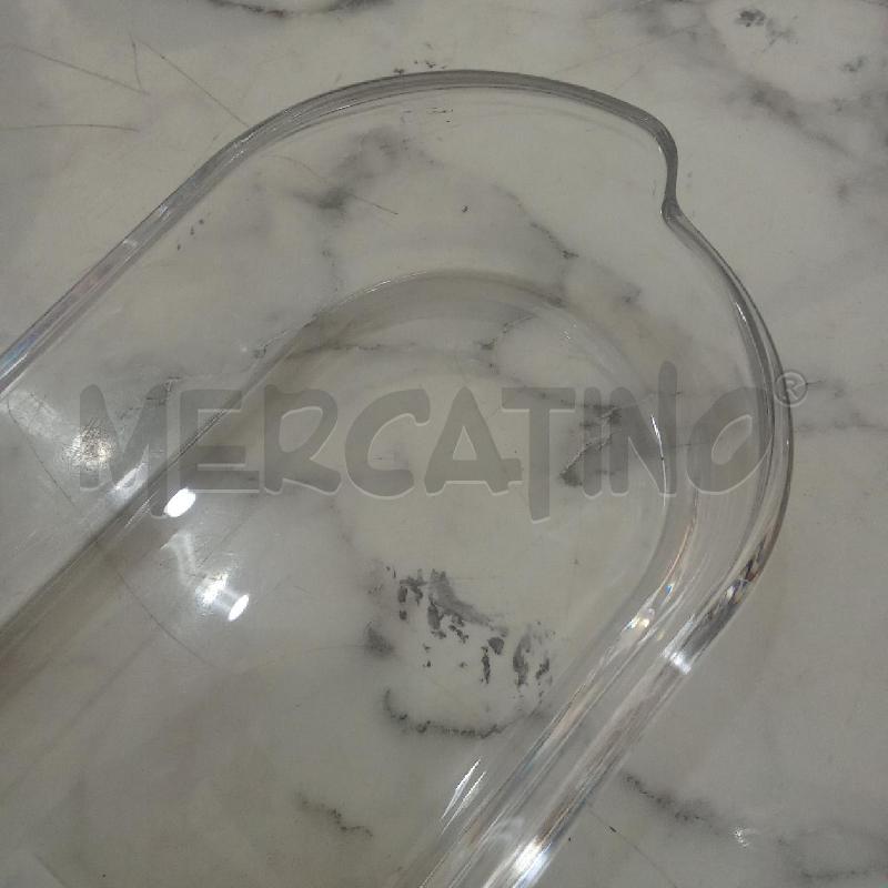 VASSOIETTO VETRO VILLEROY BOCH RETTANGOLO ARROTONDATO 23X13 | Mercatino dell'Usato Benevento 3