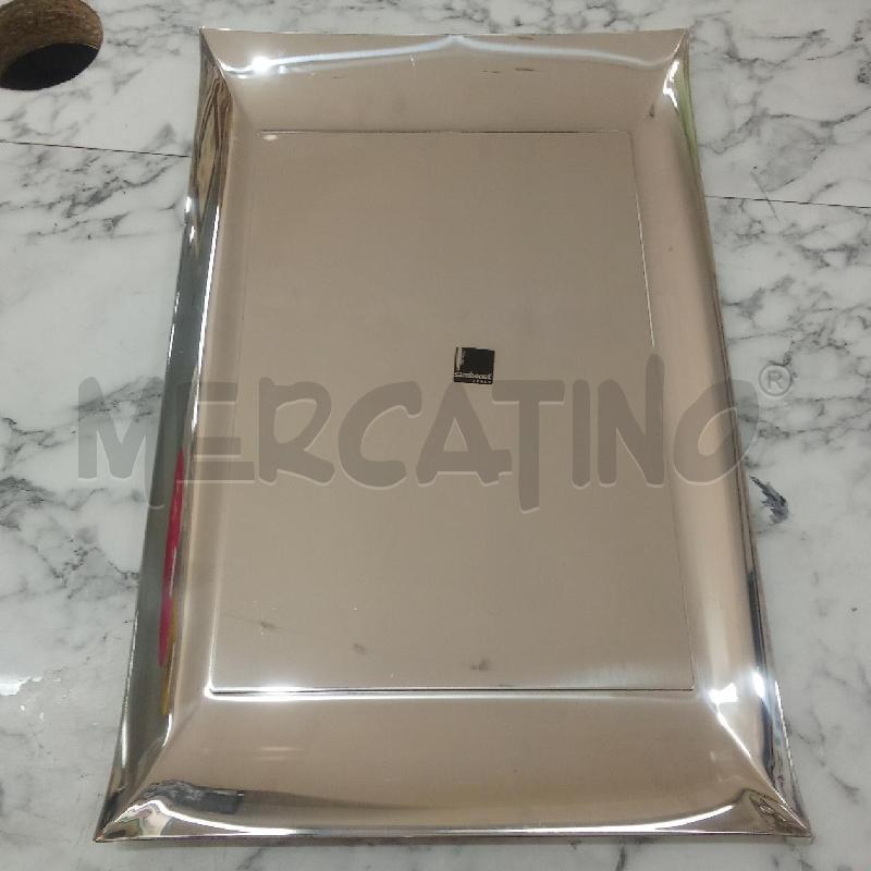 VASSOIO ACCIAIO SAMBONET LINEA Q 43X28CM | Mercatino dell'Usato Benevento 1