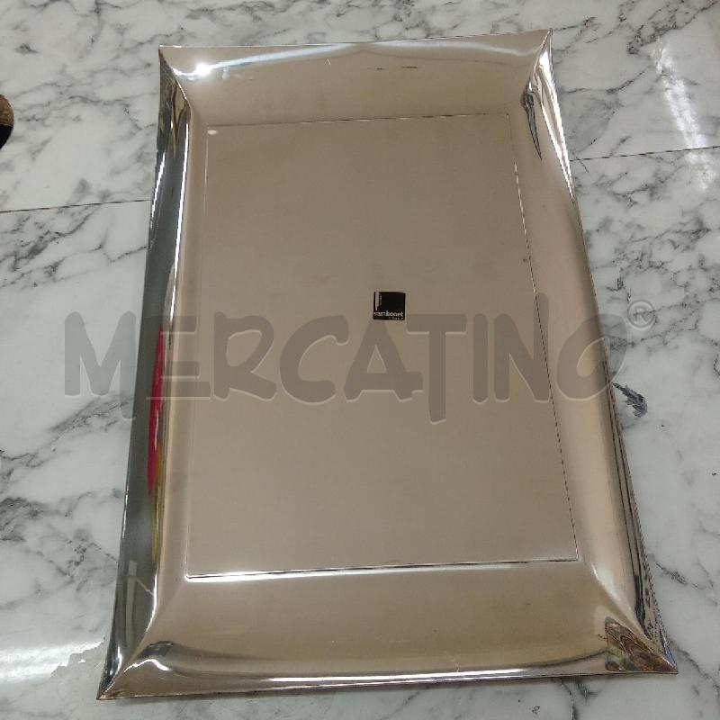 VASSOIO ACCIAIO SAMBONET LINEA Q 43X28CM | Mercatino dell'Usato Benevento 5