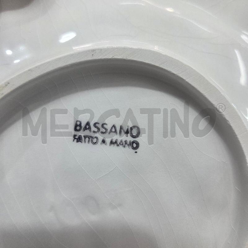 VASSOIO CAPASANTA+PIATTINI CER BASSANO ARANCIONE | Mercatino dell'Usato Benevento 3