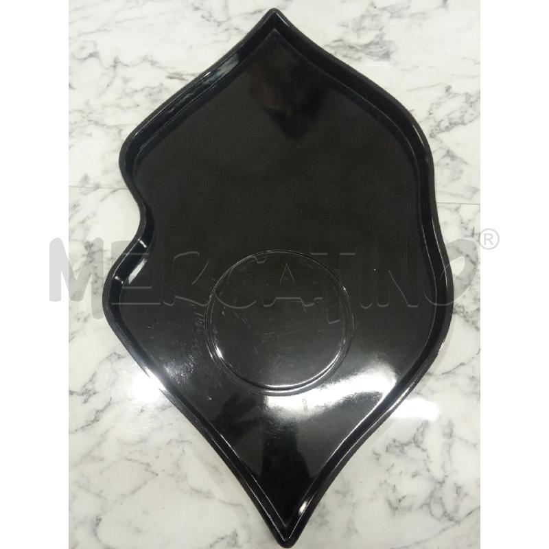 VASSOIO PLASTICA NERO FORMA LABBRA BACI MILANO | Mercatino dell'Usato Benevento 1