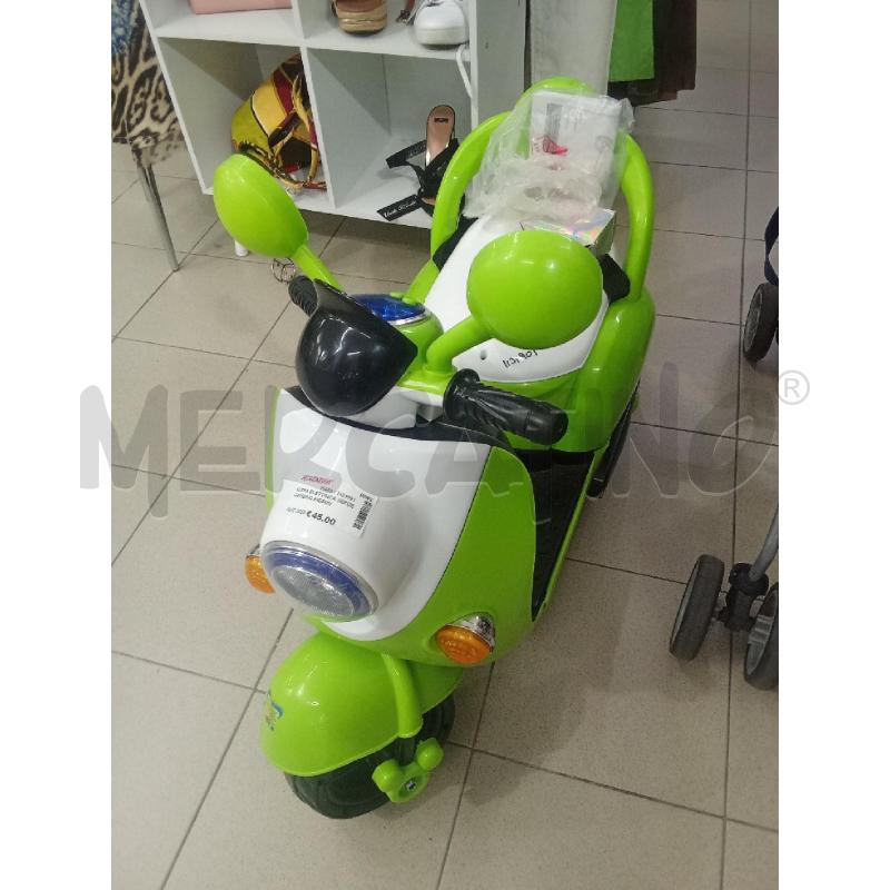 VESPA ELETTRICA VERDE BAMBINO KIDFUN  | Mercatino dell'Usato Benevento 1