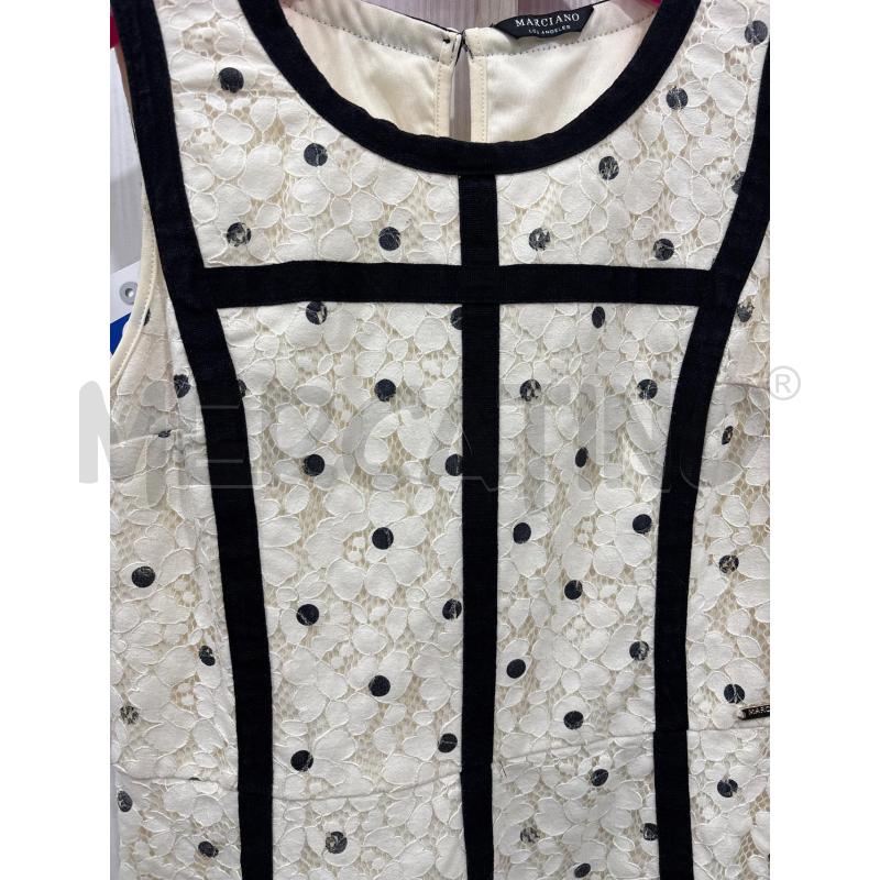 VESTITO BAMBINA BEIGE NERO MARCIANO LOS ANGELES MACRAME FIORI | Mercatino dell'Usato Benevento 3
