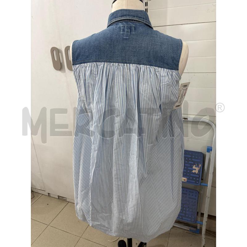 VESTITO BAMBINA CAMICIA FAY RIGHE AZZURRE BIANCHE | Mercatino dell'Usato Benevento 3