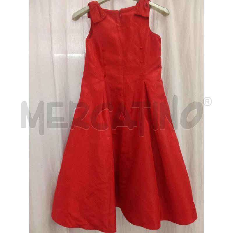 VESTITO BAMBINA CERIMONIA ROSSO CON LACCETTO DIETRO PETIT | Mercatino dell'Usato Benevento 2