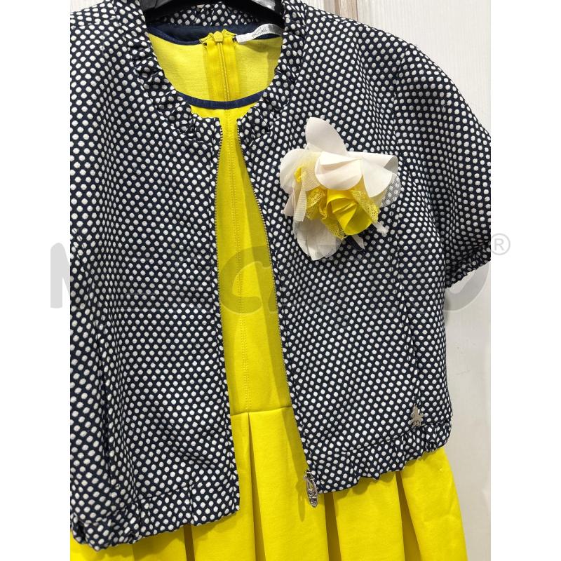VESTITO BAMBINA GIALLO + GIACCA BLU BIANCO LULU | Mercatino dell'Usato Benevento 2