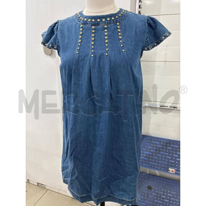 VESTITO BAMBINA JEANS BORCHIE DORATE ALBERTA FERRETTI JUNIOR | Mercatino dell'Usato Benevento 1