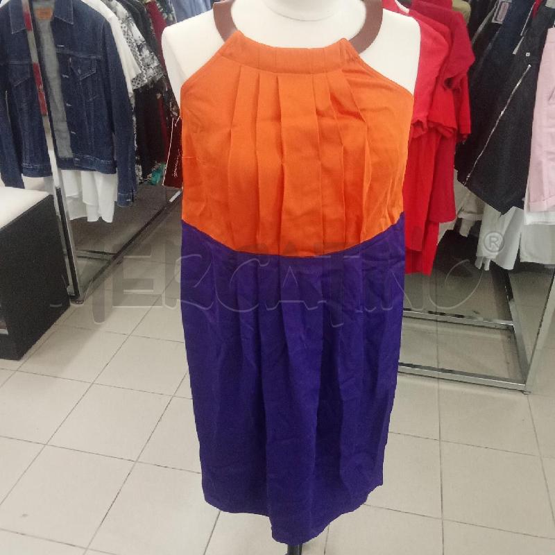 VESTITO DONNA ARANCIONE E VIOLA PENNY BLACK | Mercatino dell'Usato Benevento 1