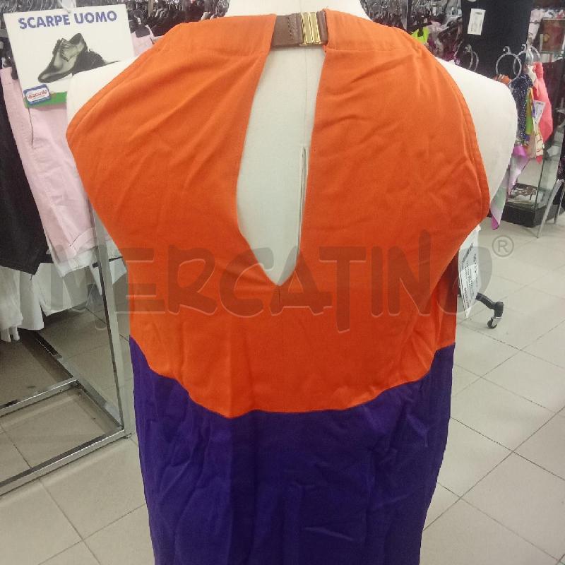 VESTITO DONNA ARANCIONE E VIOLA PENNY BLACK | Mercatino dell'Usato Benevento 3