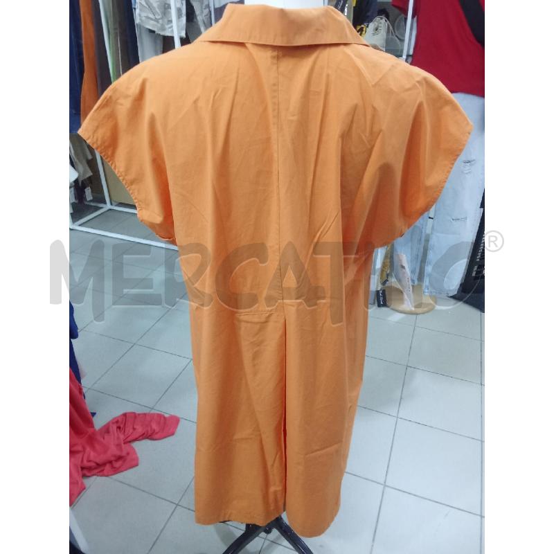 VESTITO DONNA ARANCIONE MANICA CORTA WEEKEND MAXMARA | Mercatino dell'Usato Benevento 3