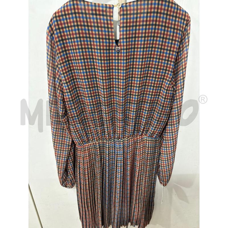VESTITO DONNA BEIGE BLU ROSSO QUDRETTI LIU JO | Mercatino dell'Usato Benevento 2