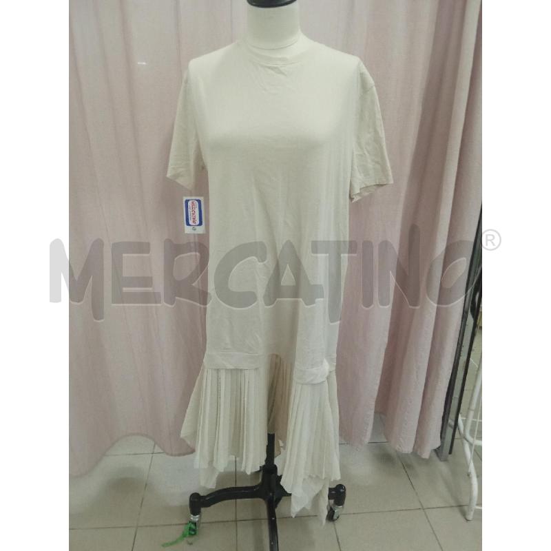 VESTITO DONNA BEIGE CON BALZE SOTTO ZARA | Mercatino dell'Usato Benevento 1