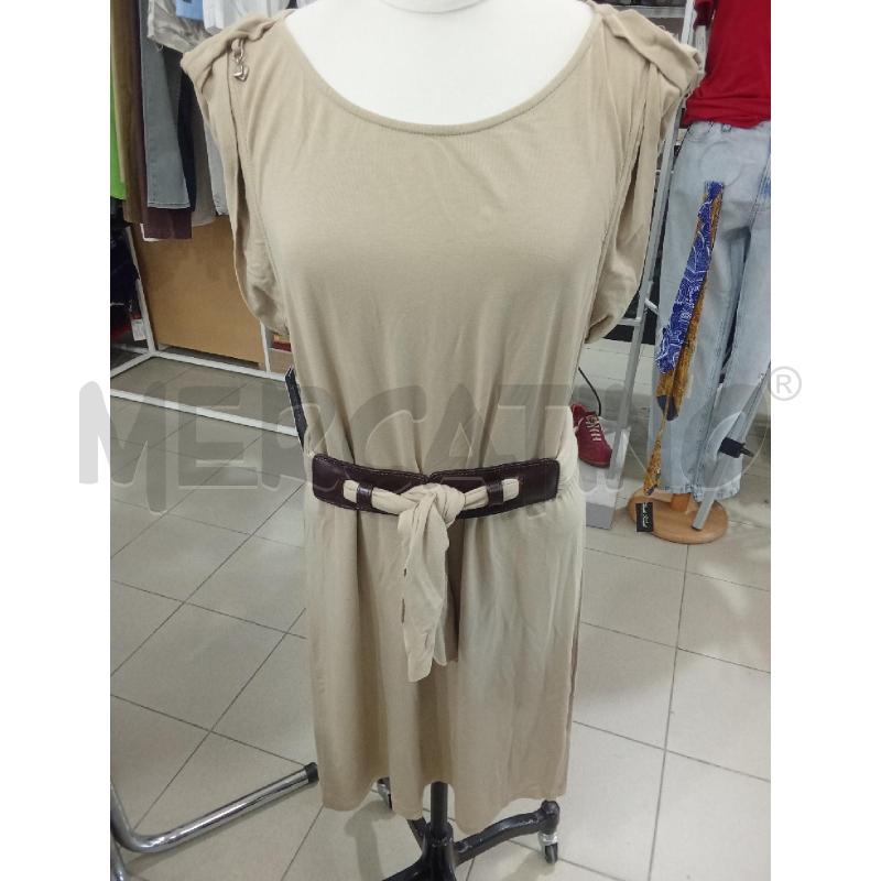 VESTITO DONNA BEIGE CON CINTURA TWINSET | Mercatino dell'Usato Benevento 1