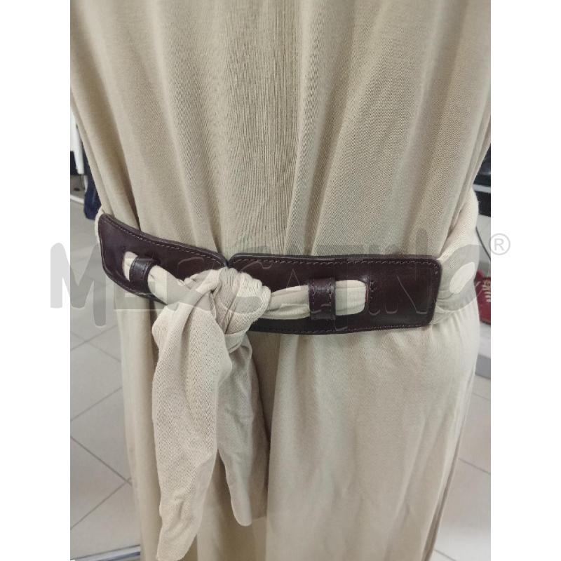 VESTITO DONNA BEIGE CON CINTURA TWINSET | Mercatino dell'Usato Benevento 3