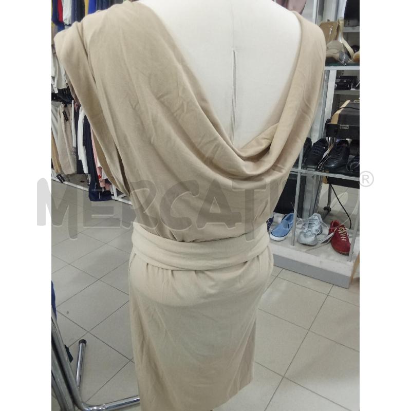 VESTITO DONNA BEIGE CON CINTURA TWINSET | Mercatino dell'Usato Benevento 4