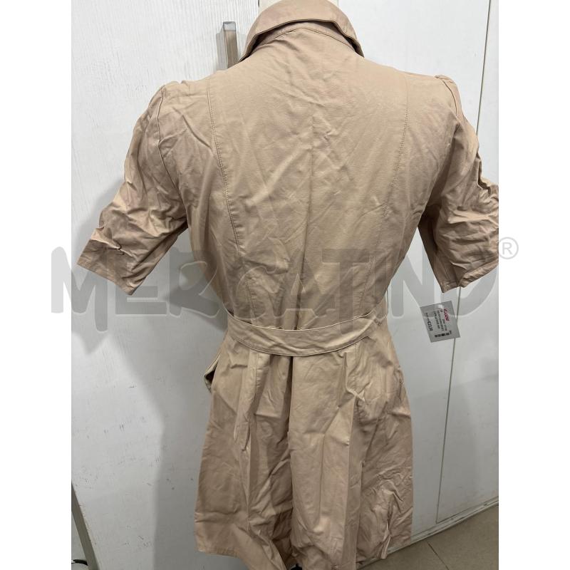 VESTITO DONNA BEIGE ECOPELLE EMME MARELLA | Mercatino dell'Usato Benevento 3