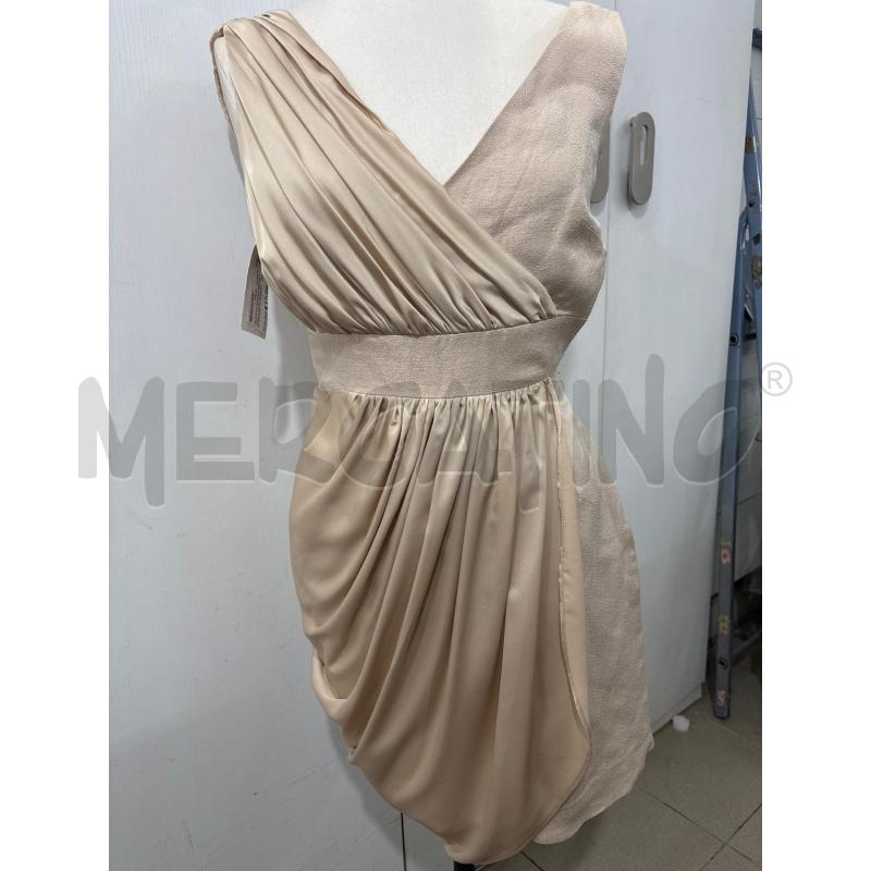 VESTITO DONNA BEIGE INCROCIATO MANGO SUIT | Mercatino dell'Usato Benevento 1