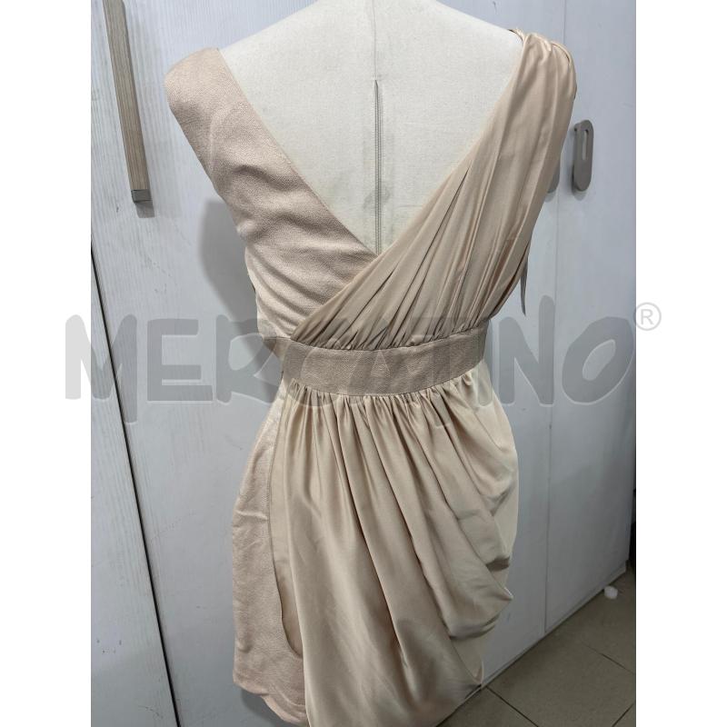VESTITO DONNA BEIGE INCROCIATO MANGO SUIT | Mercatino dell'Usato Benevento 3
