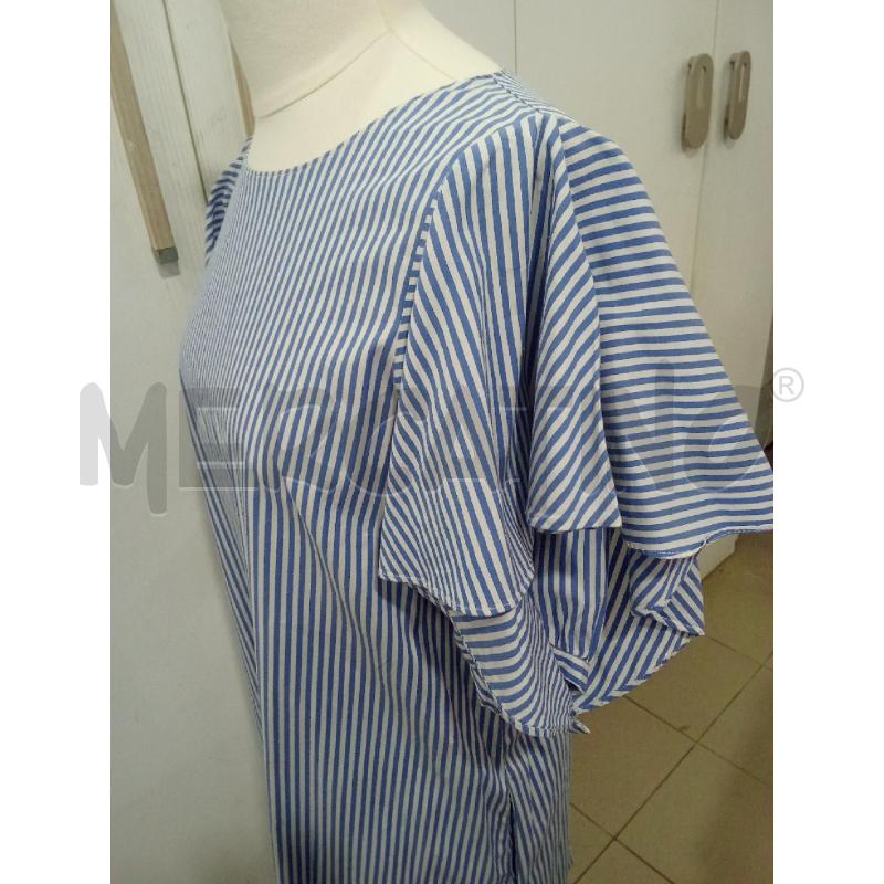 VESTITO DONNA BIANCO E AZZURRO A RIGHE PINKO | Mercatino dell'Usato Benevento 2