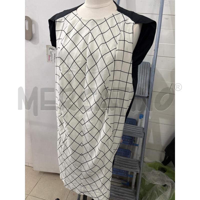 VESTITO DONNA BIANCO E BLU ROMBI INTREND | Mercatino dell'Usato Benevento 1