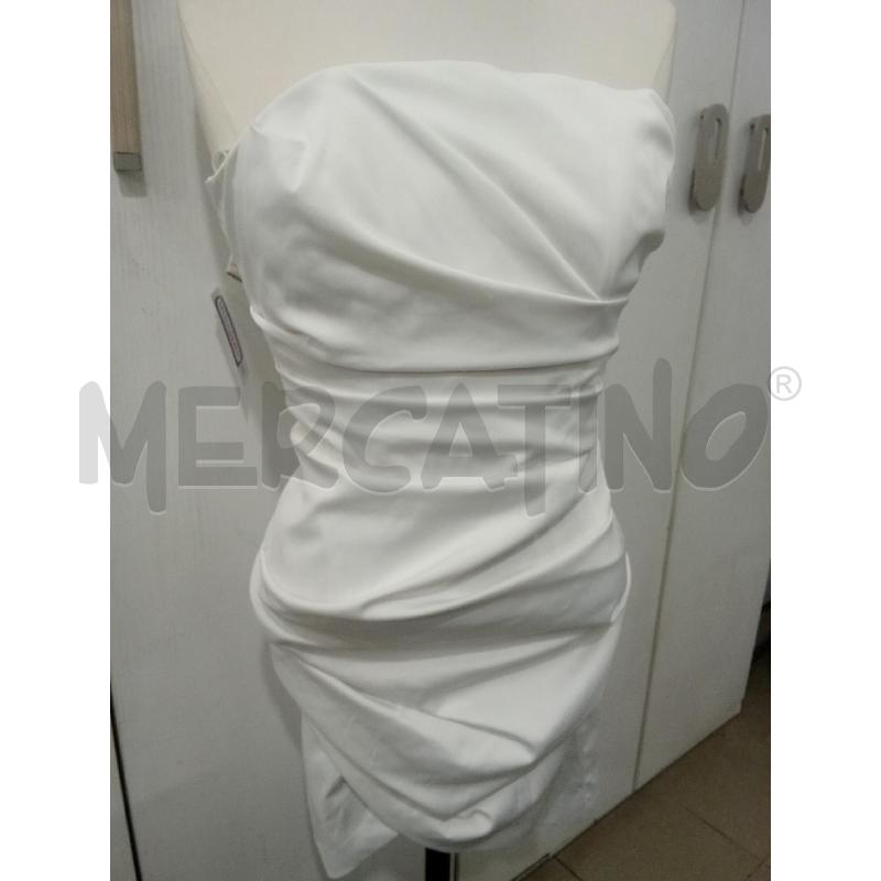 VESTITO DONNA BIANCO TUBINO SPORTSTAFF | Mercatino dell'Usato Benevento 1