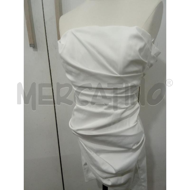 VESTITO DONNA BIANCO TUBINO SPORTSTAFF | Mercatino dell'Usato Benevento 2
