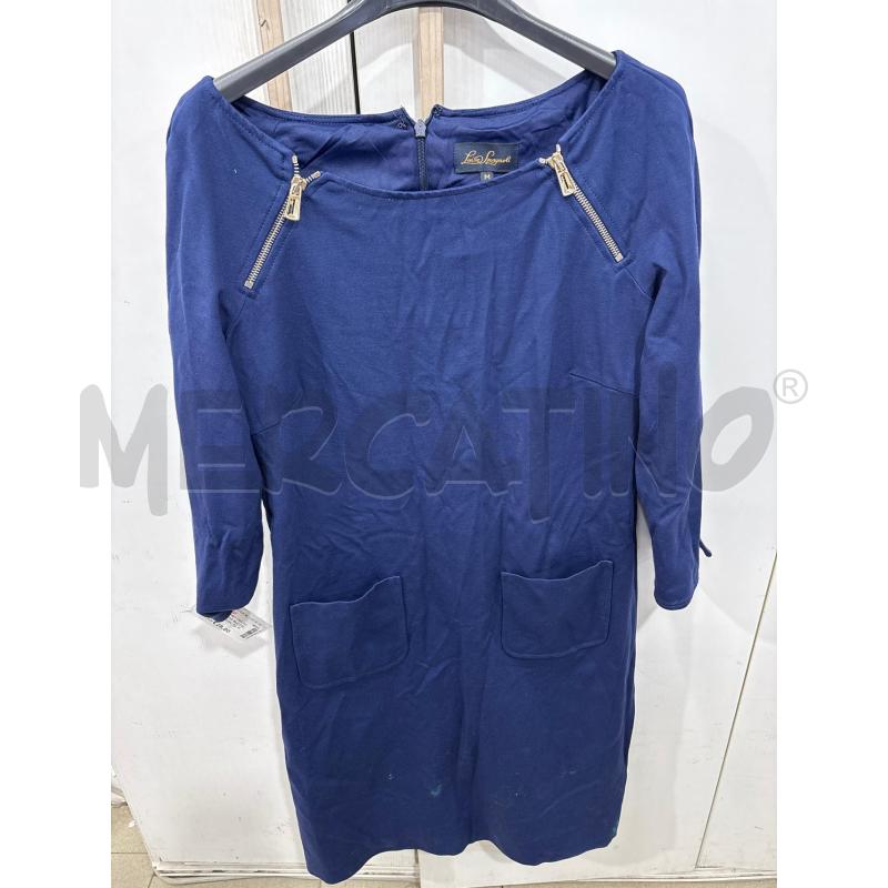 VESTITO DONNA BLU CIN ZIP LUISA SPAGNOLI | Mercatino dell'Usato Benevento 1