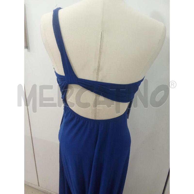 VESTITO DONNA BLU CON PIETRE STRASS MONIQUE | Mercatino dell'Usato Benevento 3