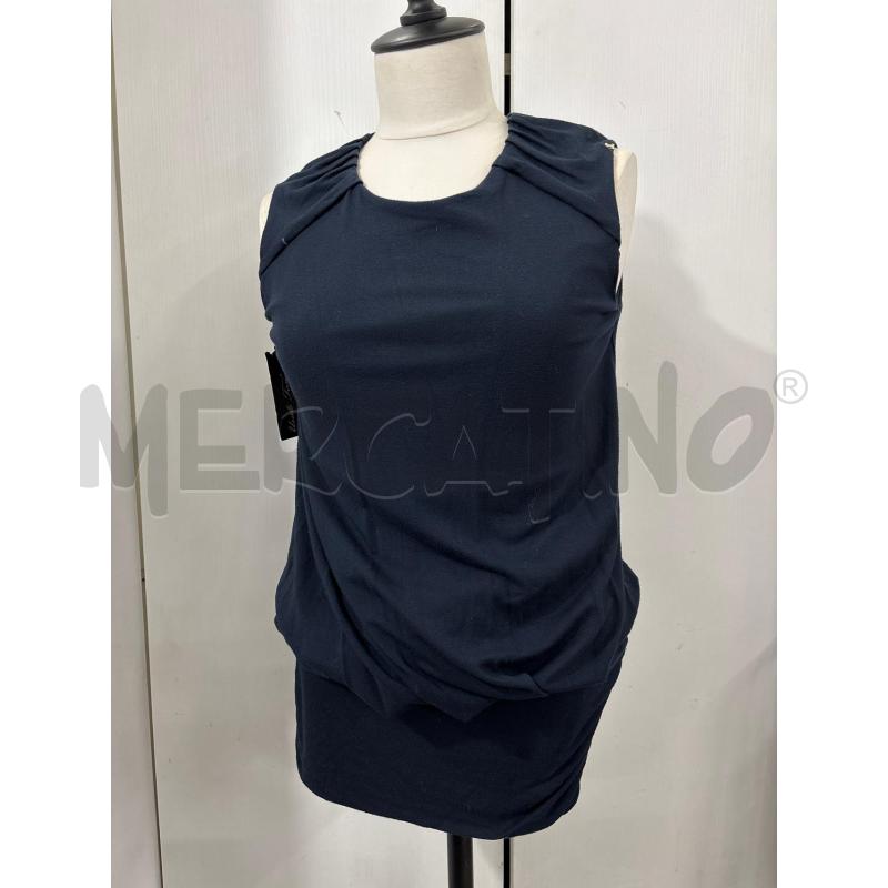 VESTITO DONNA BLU GIROMANICA ELISABETTA FRANCHI | Mercatino dell'Usato Benevento 1