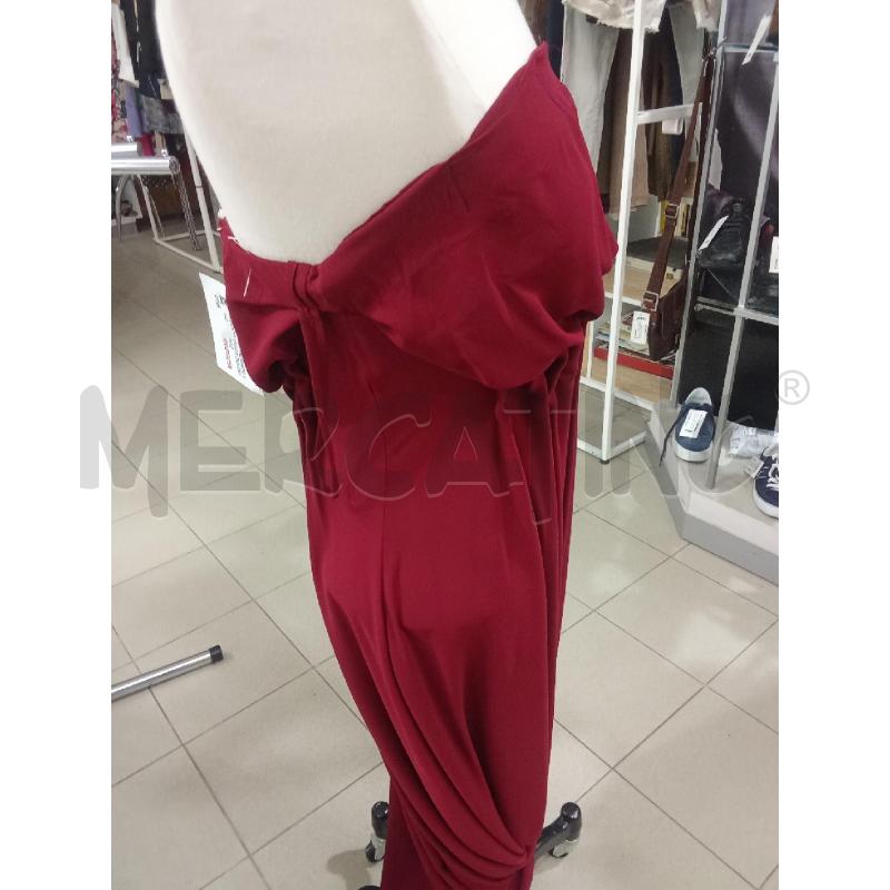 VESTITO DONNA BORDEAUX CORPETTO VELATO MAESTA | Mercatino dell'Usato Benevento 3
