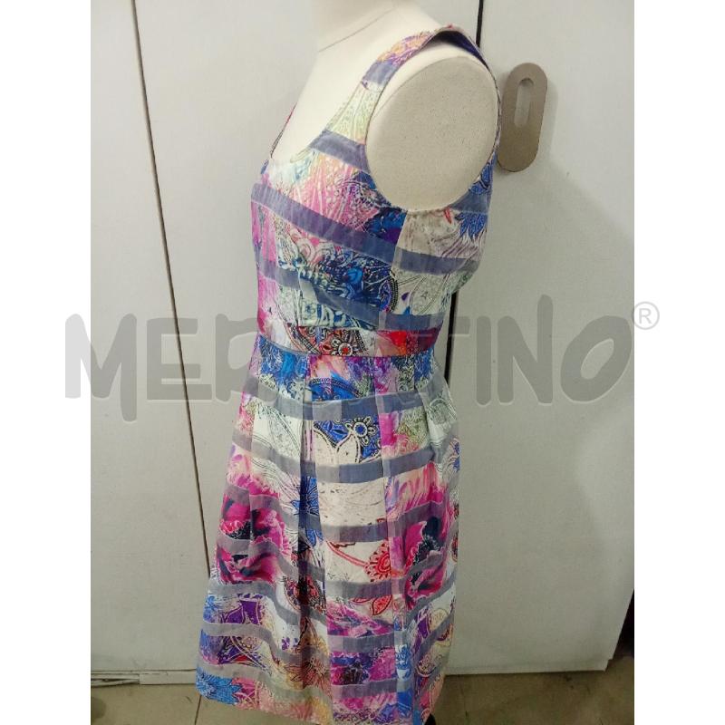 VESTITO DONNA CAMPANA FUCSIA FANTASIA FLOREALE PENNY BLACK | Mercatino dell'Usato Benevento 4