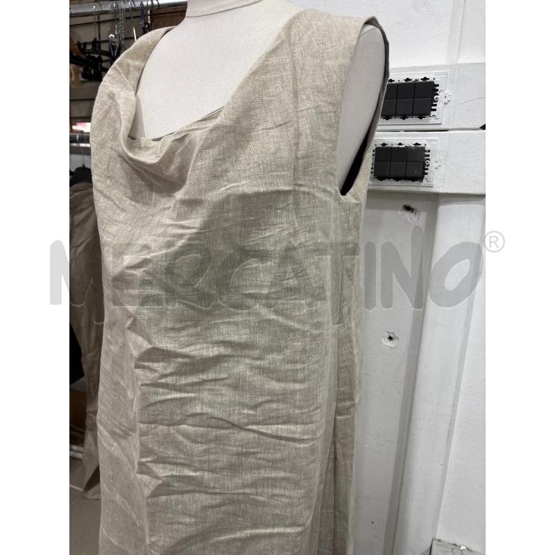 VESTITO DONNA DORATO CON SPACCO DIETRO SOTTO GRIGIO LE NEZ | Mercatino dell'Usato Benevento 2