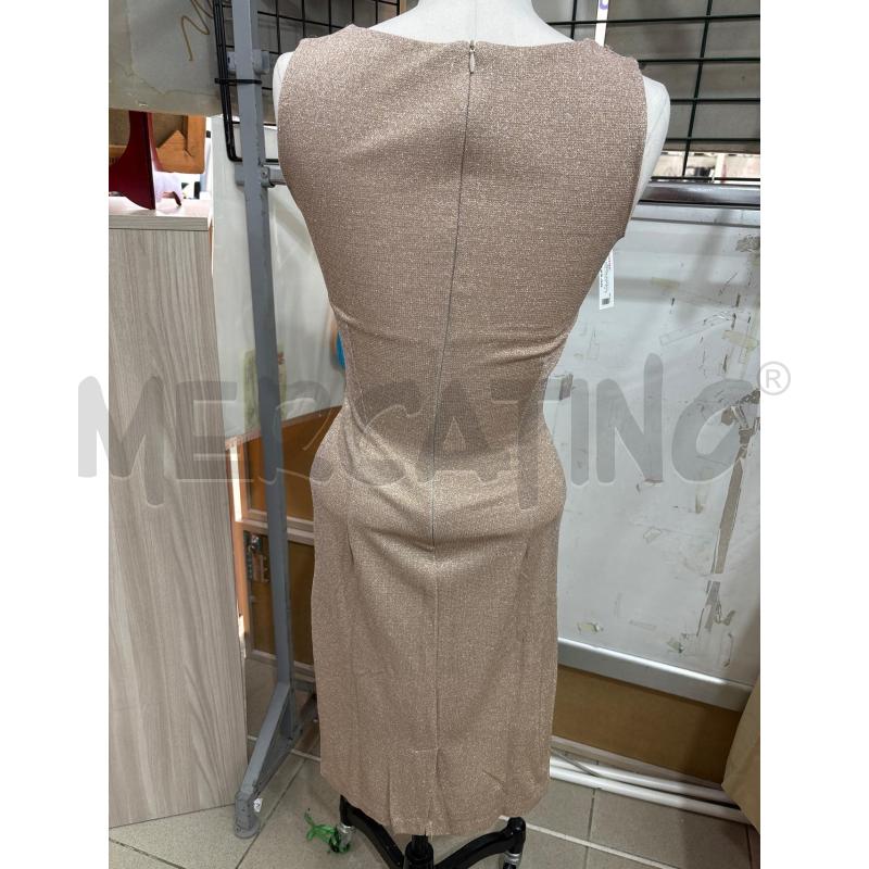 VESTITO DONNA DORATO GLITTERATO CON DRAPPEGGIO RINASCIMENTO | Mercatino dell'Usato Benevento 4