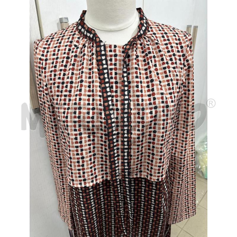 VESTITO DONNA FANTASIA MARRONE BEIGE RUE 8ISQUIT | Mercatino dell'Usato Benevento 2