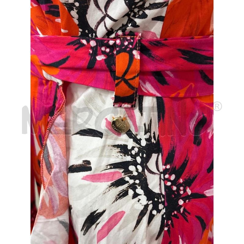 VESTITO DONNA FUCSIA E ARANCIONE FANTASIA VERY SIMPLE | Mercatino dell'Usato Benevento 4