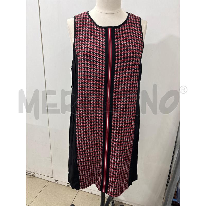 VESTITO DONNA GIROMANICA NERO INS ROSSO SISLEY | Mercatino dell'Usato Benevento 1