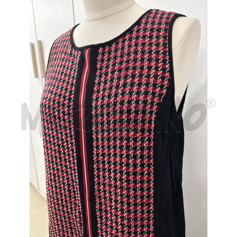 VESTITO DONNA GIROMANICA NERO INS ROSSO SISLEY | Mercatino dell'Usato Benevento 2