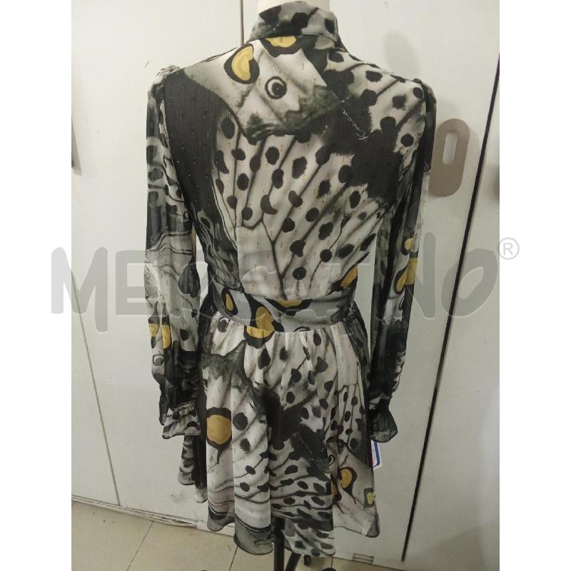 VESTITO DONNA GRIGIO NERO SCOLLO V KOCCA | Mercatino dell'Usato Benevento 3