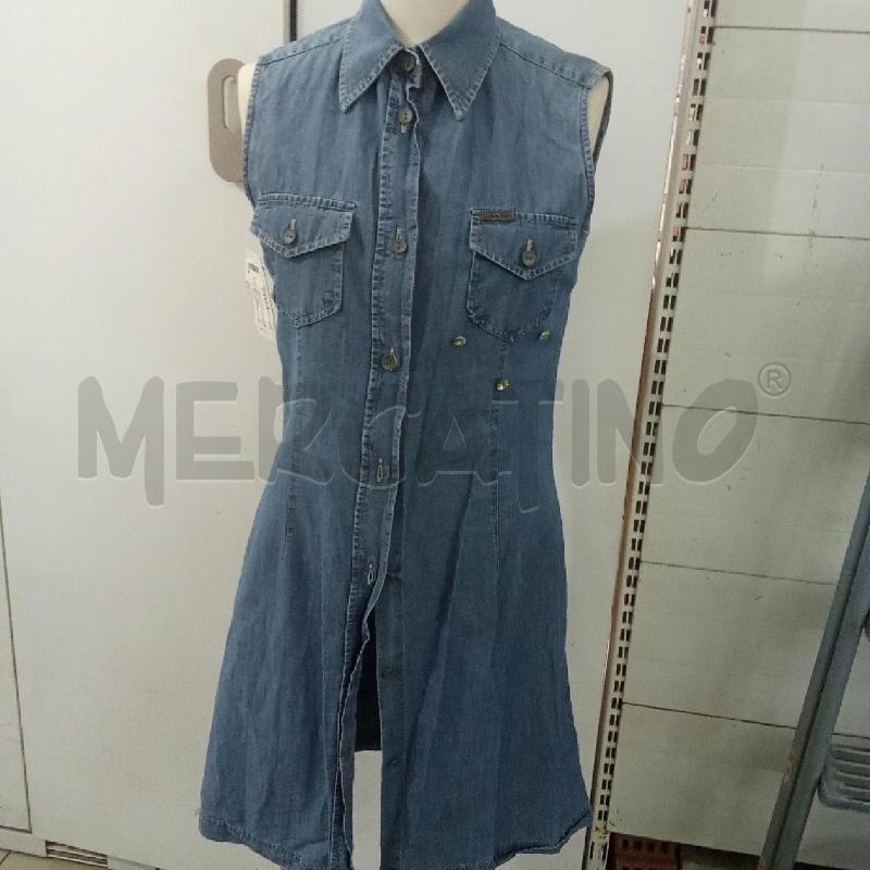 VESTITO DONNA JEANS DENIM TAGLIO CAMICIA CALVIN KLEIN JEANS  | Mercatino dell'Usato Benevento 1