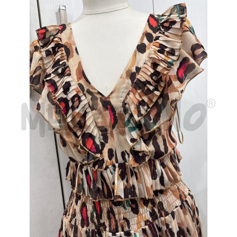 VESTITO DONNA LIUJO BEIGE FANTASIA CON BALZE | Mercatino dell'Usato Benevento 2